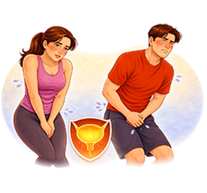 Urinary leakage or discomfort