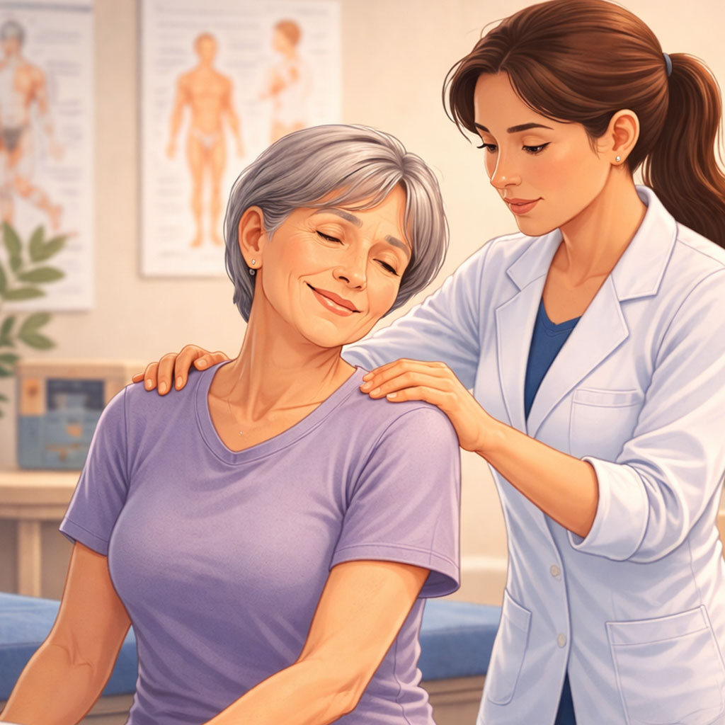 Reduced pain and discomfort