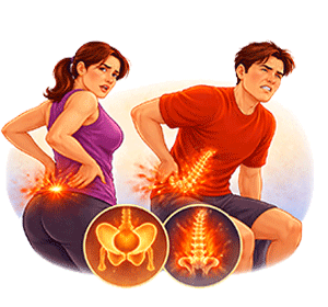 Persistent back or pelvic pain