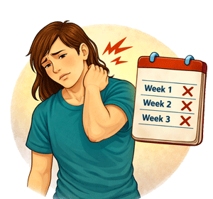 Persistent joint pain lasting more than a few weeks