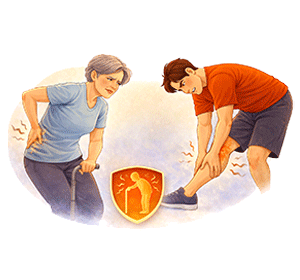 Reduced mobility or flexibility