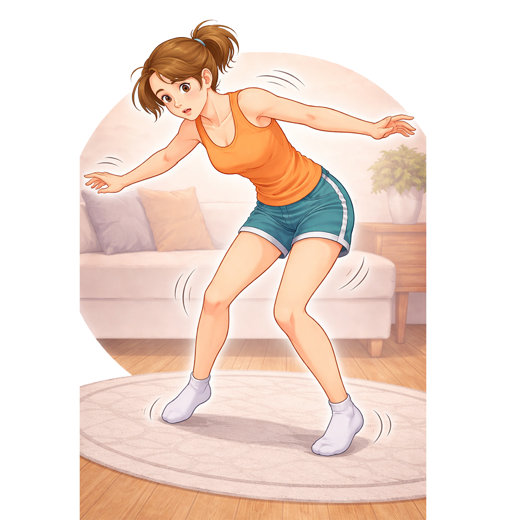 Poor balance or coordination