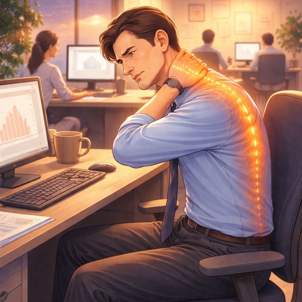 Sedentary lifestyle and long sitting hours