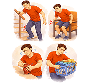 Difficulty performing daily activities