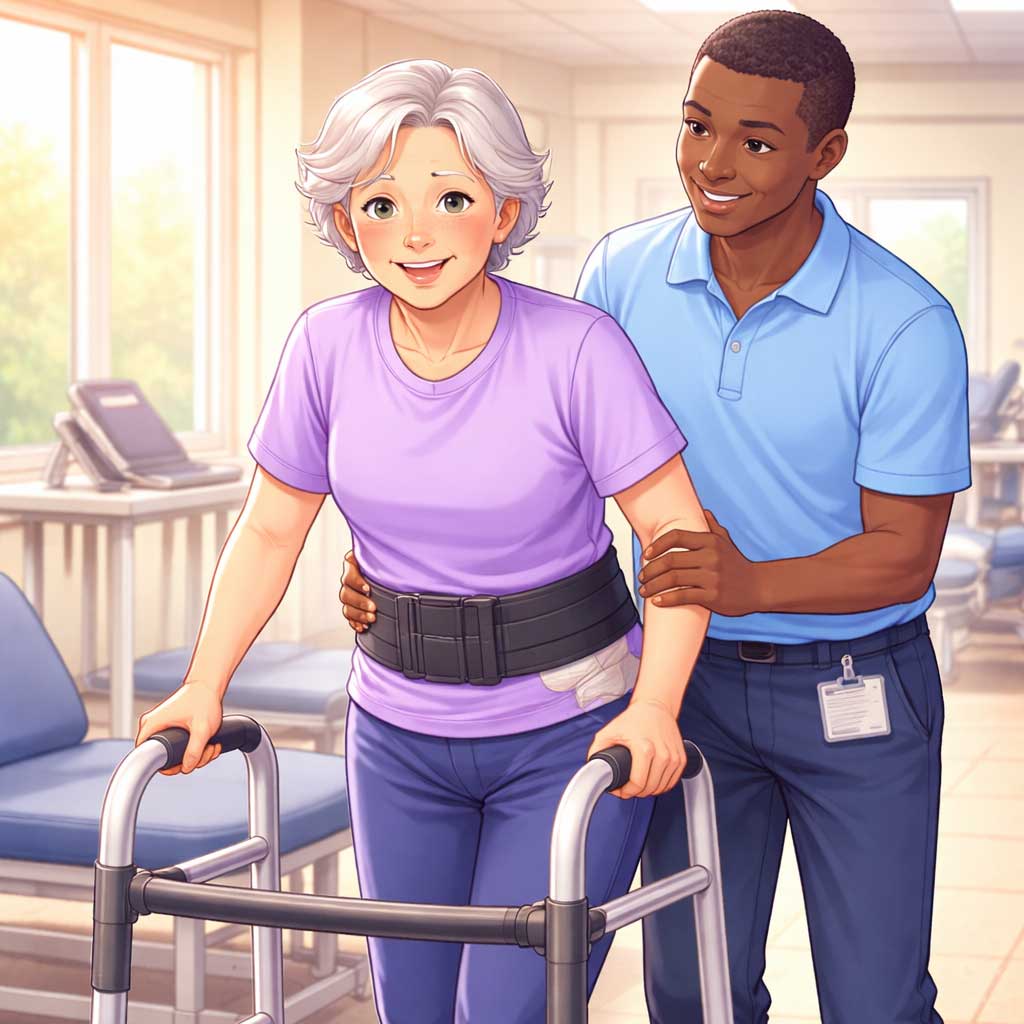 Hip replacement recovery